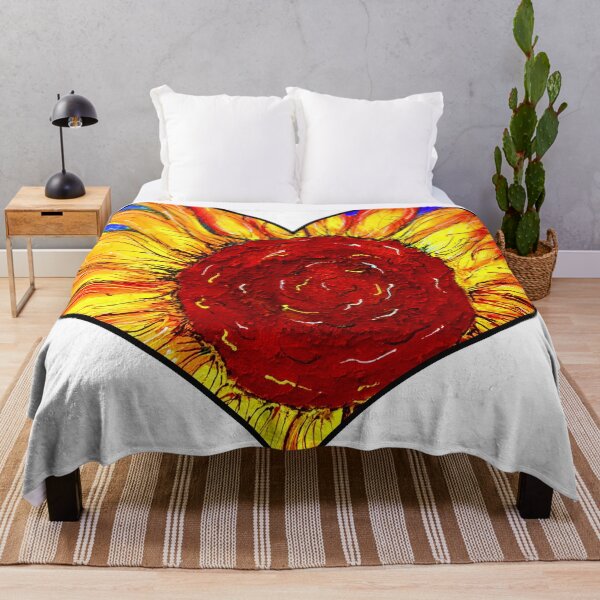 Artikelvorschau, Sonnenblumenherz entworfen und verkauft von artbyomega.