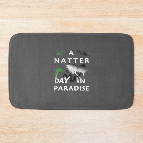 Item preview, A Natter Day in Paradise - Funny shirt with a snake designed and sold by Tig3rE.
