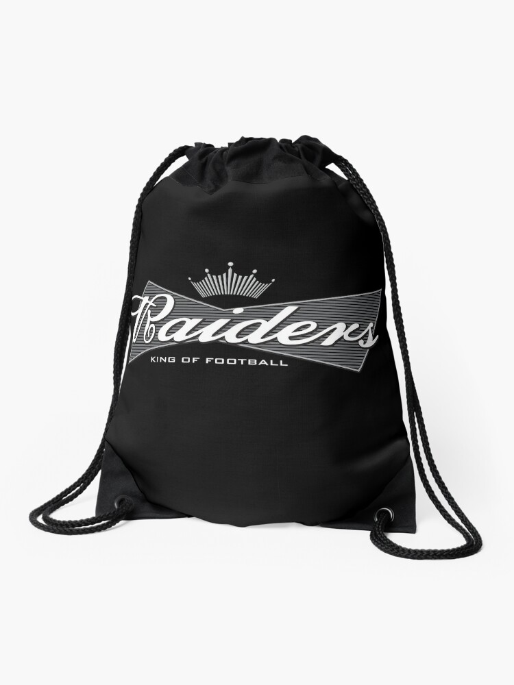 raiders drawstring backpack