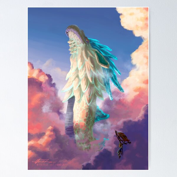 Poster Zelda Breath of the Wild - Hyrule Scene Landscape