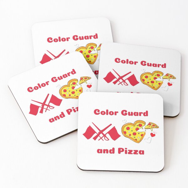Item preview, Color Guard and Pizza designed and sold by BandMomDesigns.