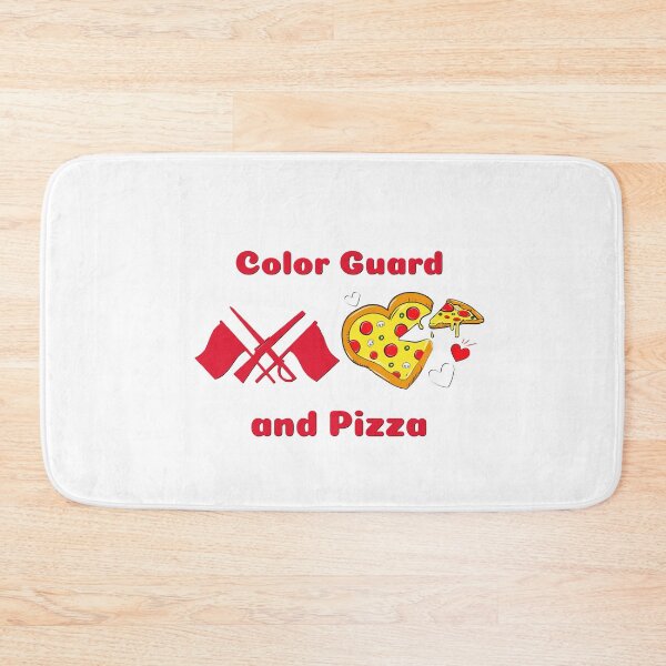 Item preview, Color Guard and Pizza designed and sold by BandMomDesigns.