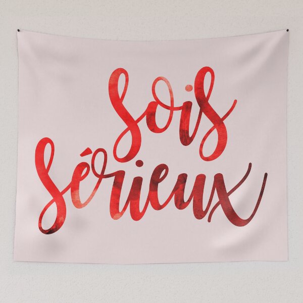 Item preview, Sois Sérieux (1) designed and sold by byebyesally.