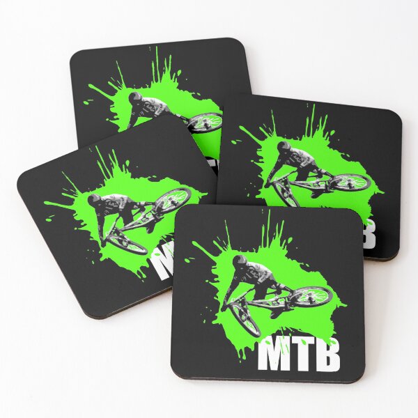 Item preview, MTB Downhill Jump Singletrail green designed and sold by Denis Rösler.