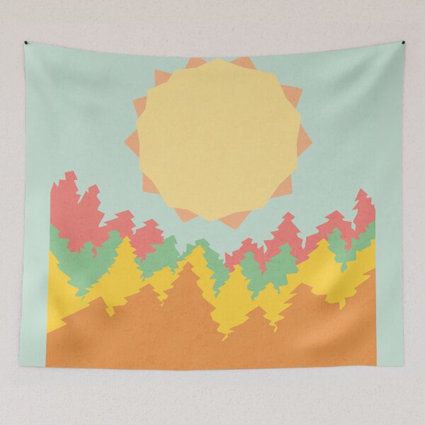 Item preview, Geometric Fall Landscape  designed and sold by Christine Crawford.