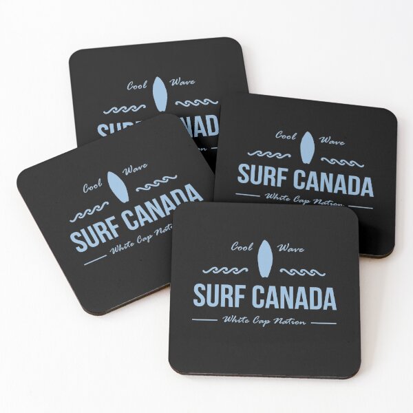 Item preview, Retro Surf Canada Dark Monotone designed and sold by TinyStarCanada.