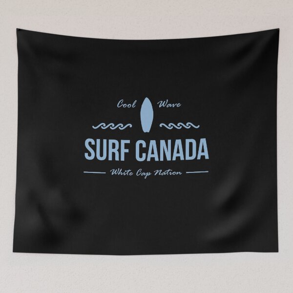 Item preview, Retro Surf Canada Dark Monotone designed and sold by TinyStarCanada.