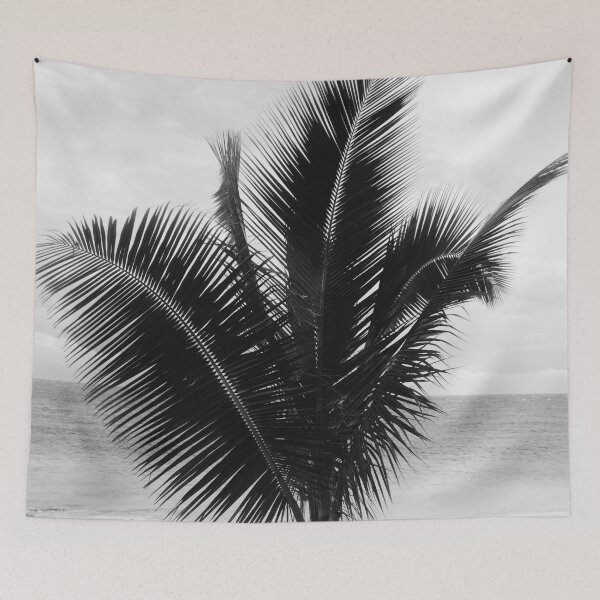 Item preview, Palm Tree in Black and White designed and sold by emeraldseason.
