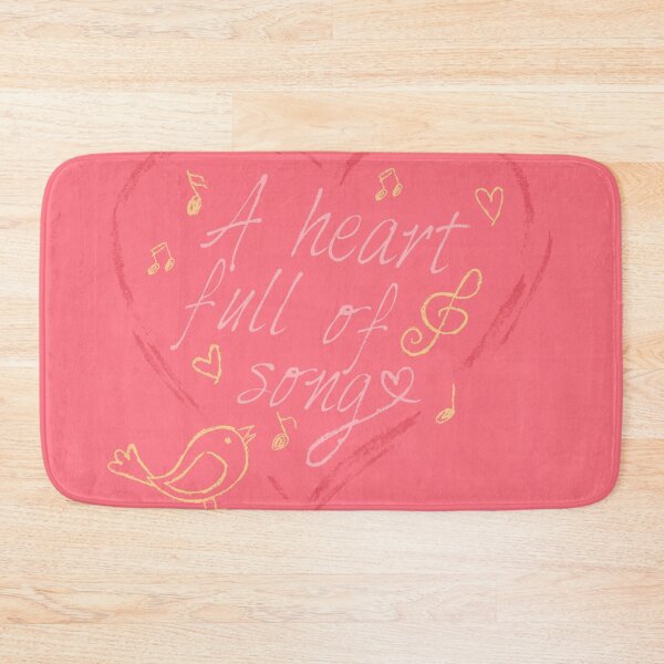Item preview, A Heart Full Of Song designed and sold by byebyesally.
