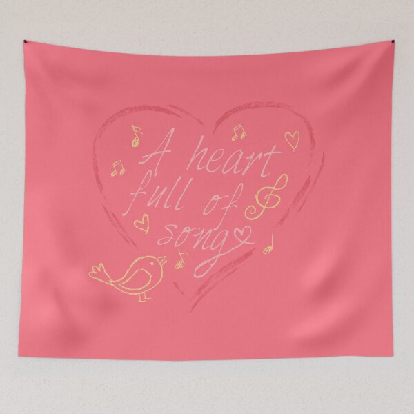 Item preview, A Heart Full Of Song designed and sold by byebyesally.
