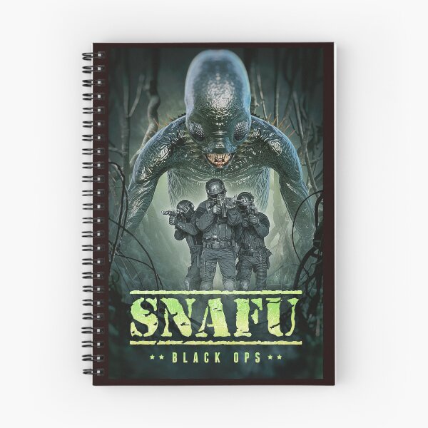 Item preview, SNAFU: Black Ops - Book Cover designed and sold by BrownRoach.