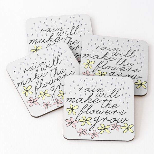 Item preview, Rain Will Make The Flowers Grow designed and sold by byebyesally.