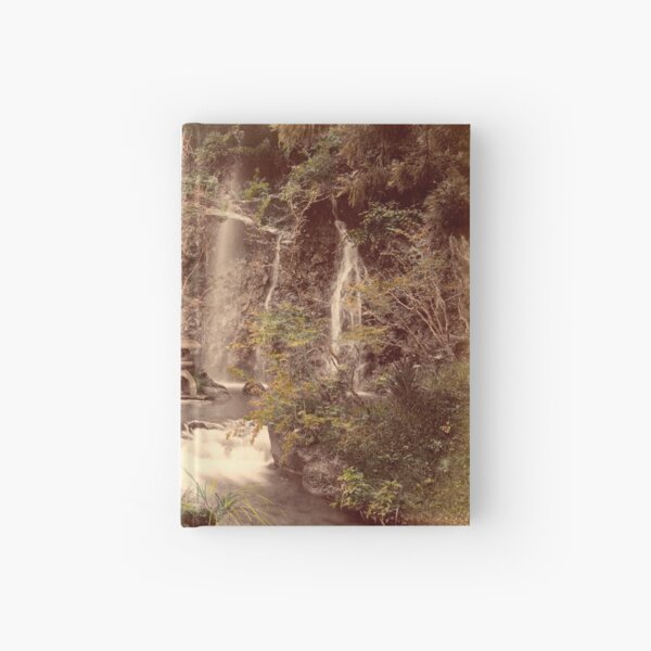Tamadare waterfall at Yumoto, Japan Hardcover Journal