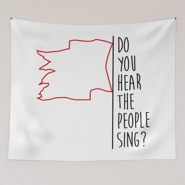 Item preview, Do you hear the people sing? / Red Flag designed and sold by byebyesally.