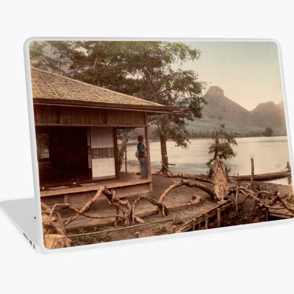 Haruna Lake tea house Laptop Skin