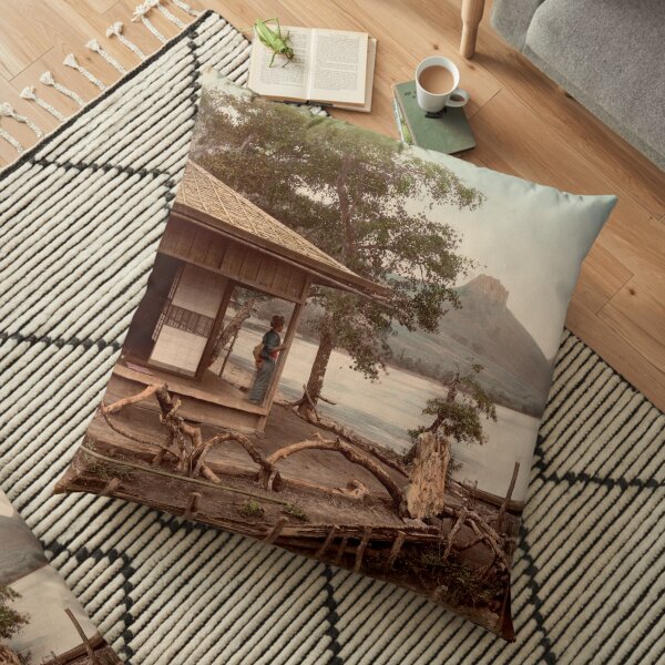 Haruna Lake tea house Floor Pillow