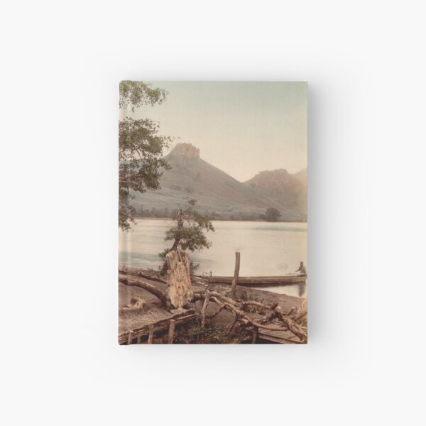 Haruna Lake tea house Hardcover Journal