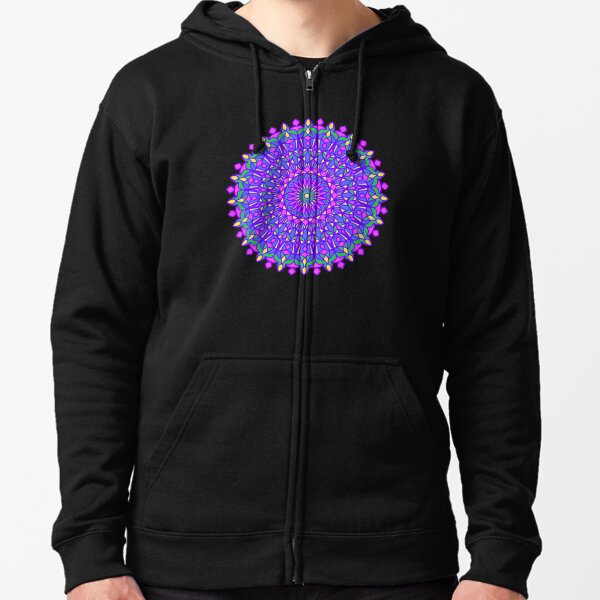 Pastel Party Zipped Hoodie