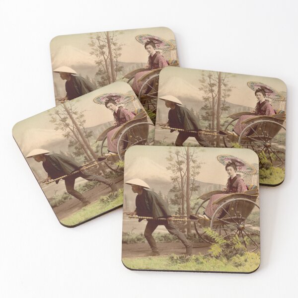 Item preview, Geisha travelling by jinrikisha designed and sold by Photos of Japan.
