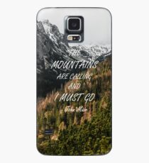 Mountains are calling Case/Skin for Samsung Galaxy