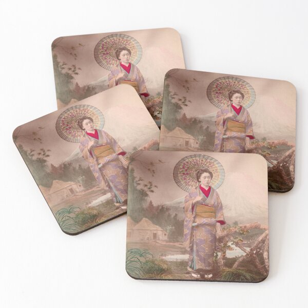 Item preview, Japanese girl with umbrella designed and sold by Photos of Japan.
