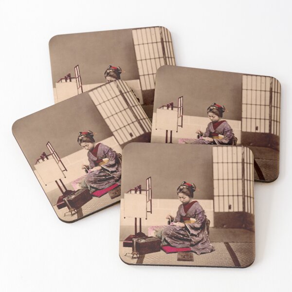 Item preview, Japanese girl writing designed and sold by Photos of Japan.