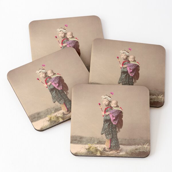 Item preview, Japanese child carrying baby designed and sold by Photos of Japan.