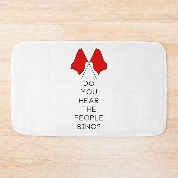 Item preview, Do you hear the people sing? - WHITE (Les Misérables) designed and sold by byebyesally.