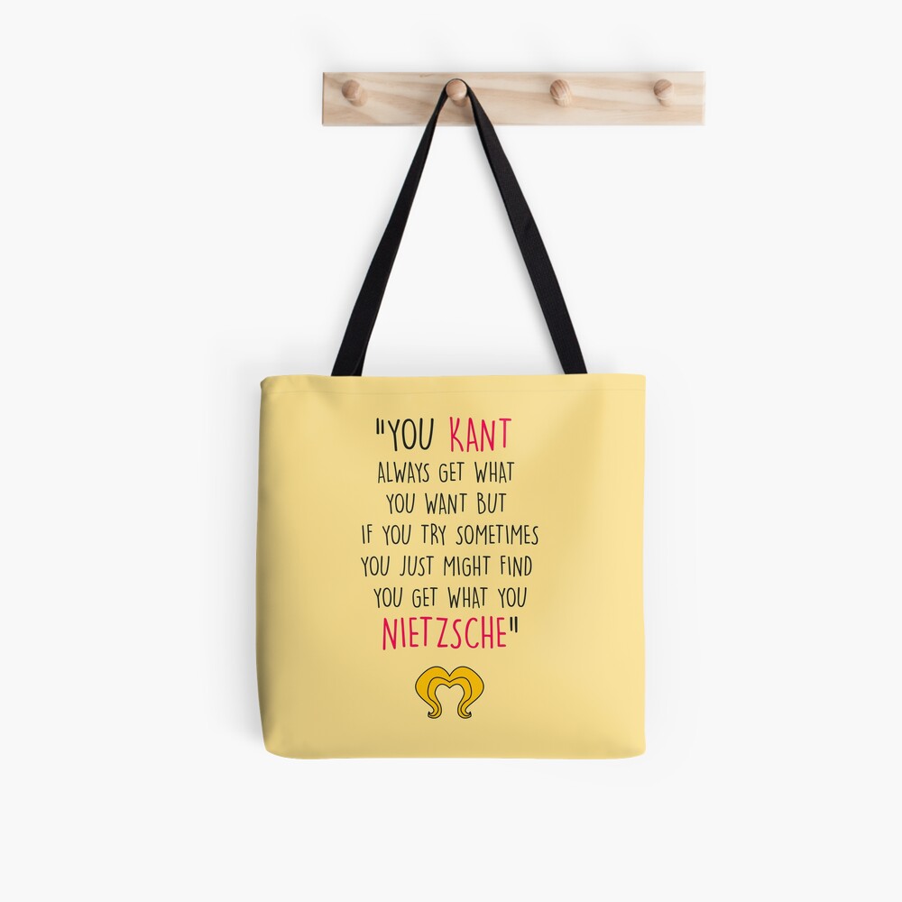 Hedwig, Kant & Nietzsche Tote Bag