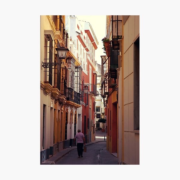 Item preview, Streets of Seville - Spain  designed and sold by AM FineArtPrints.