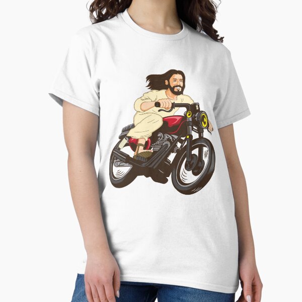 Item preview, Christ on a Motor Bike - Funny Religious Lord Jesus Church Group Easter Gift designed and sold by TangoCharlieNZ.