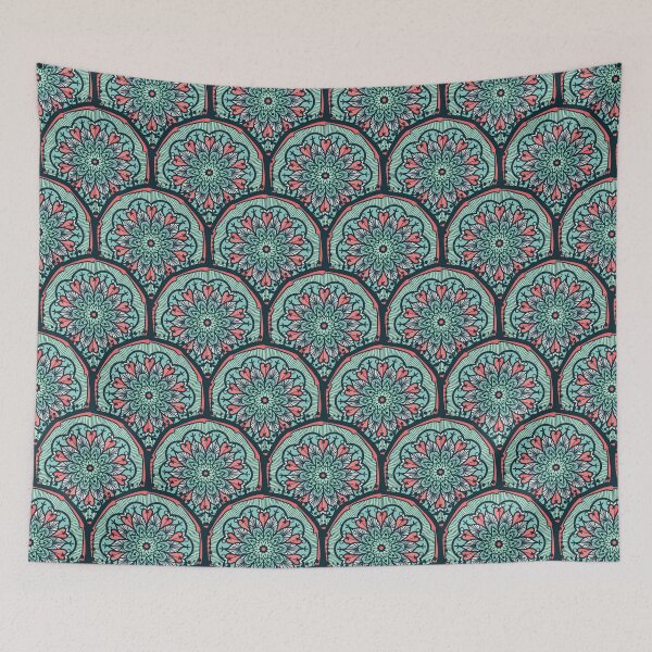 Item preview, Mandala Boho Yoga Mosaic Oriental Ethnic Seamless Print All Over Sublimation Pattern Design designed and sold by 108dragons.