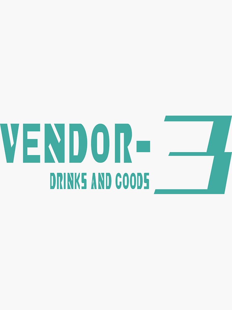 Vendor 3 Sticker For Sale By Supanerd01 Redbubble