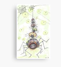 It's a SPIDER PARTY Canvas Print