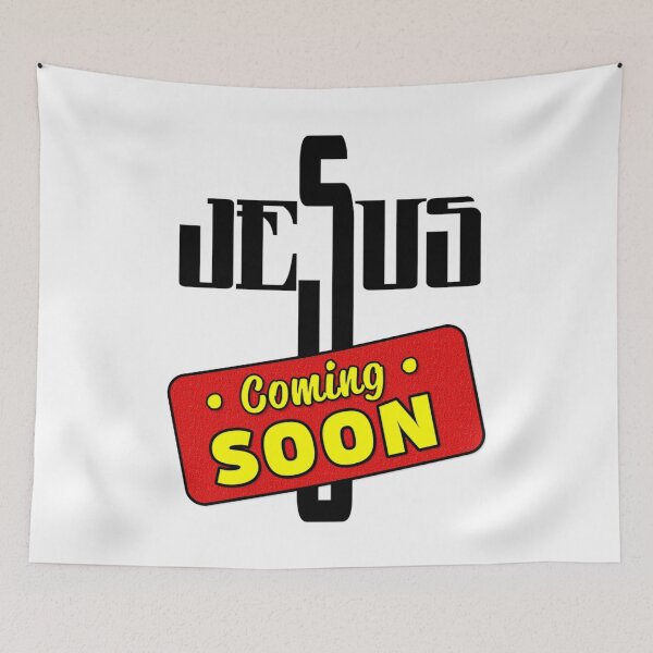 Item preview, Jesus Coming Soon designed and sold by TheKingdomAttic.
