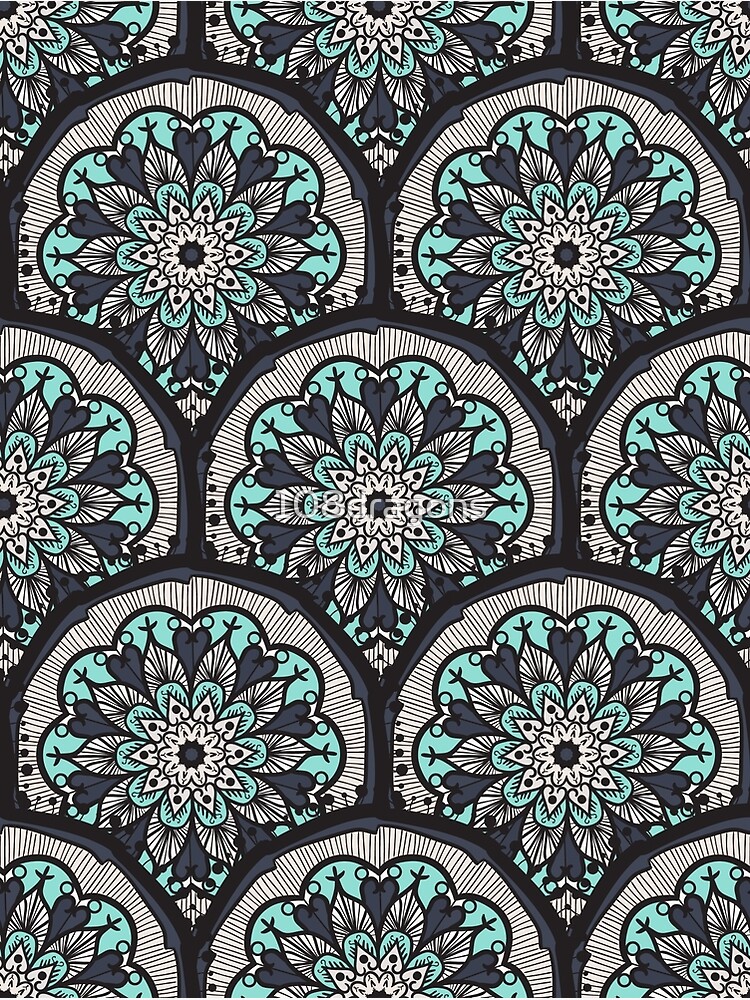 Mandala Indian Yoga Ethnic Boho Abstract Seamless Pattern Print