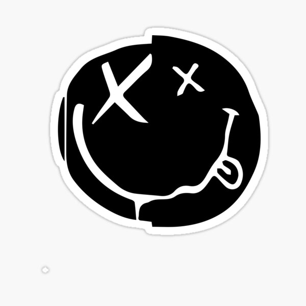 Nirvana Blink 182 face Sticker