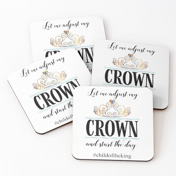 Item preview, Adjust My Crown #childoftheking designed and sold by TheKingdomAttic.