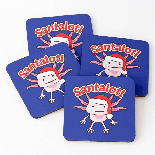 Item preview, Funny Christmas Axolotl - Santa Salamander - Santalotl designed and sold by propellerhead.