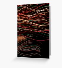 Suburb Christmas Light Series - Xmas Swim Greeting Card