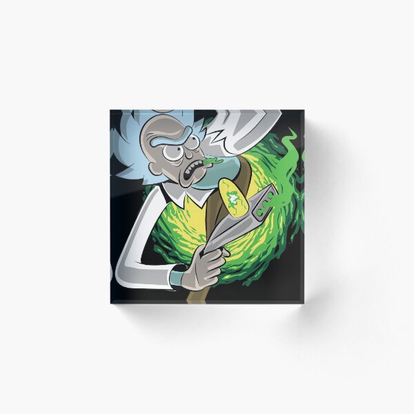 Rick Sanchez Rick and Morty Acrylic Block