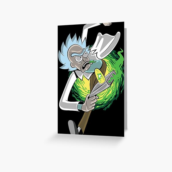 Rick Sanchez Rick and Morty Greeting Card