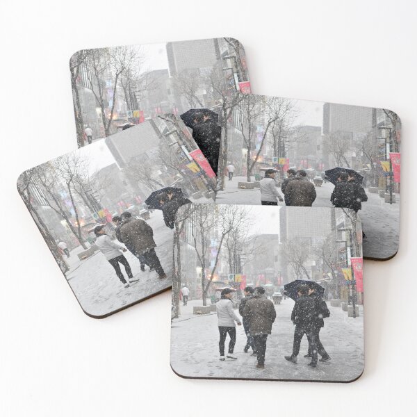 Item preview, Snowing in Insadong, Seoul designed and sold by Mike Ashley.