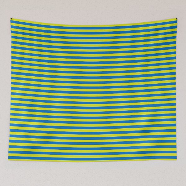 Item preview, Blue and Yellow Vintage Thin Stripes designed and sold by Gerson Ramos.