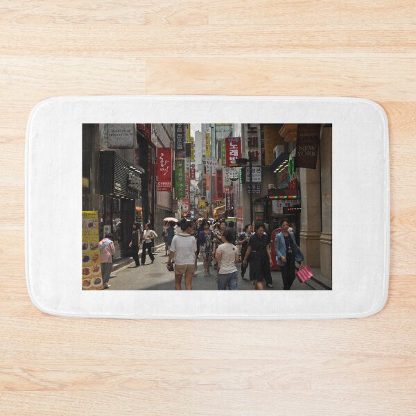 Item preview, Myeondong Market in Seoul Crowded designed and sold by Mike Ashley.