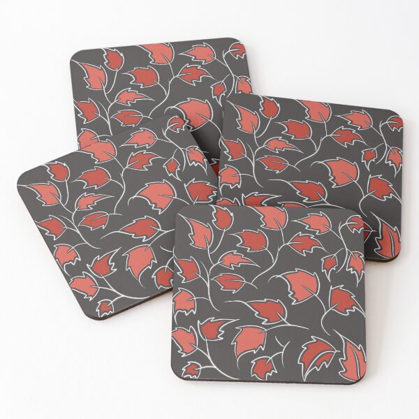 Item preview, Orange and Brown Autumn Leaves in the night  designed and sold by Susaans-Art.