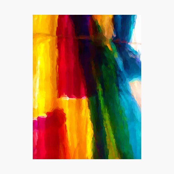 Rainbow Wall Photographic Print