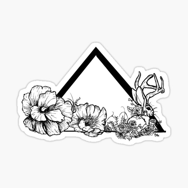 Item preview, Jackelope and Flowers designed and sold by Rebecca Radtke.