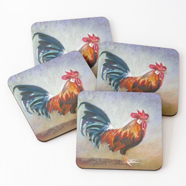 Item preview, Portrait of Michael's Rooster designed and sold by Lynda Robinson.
