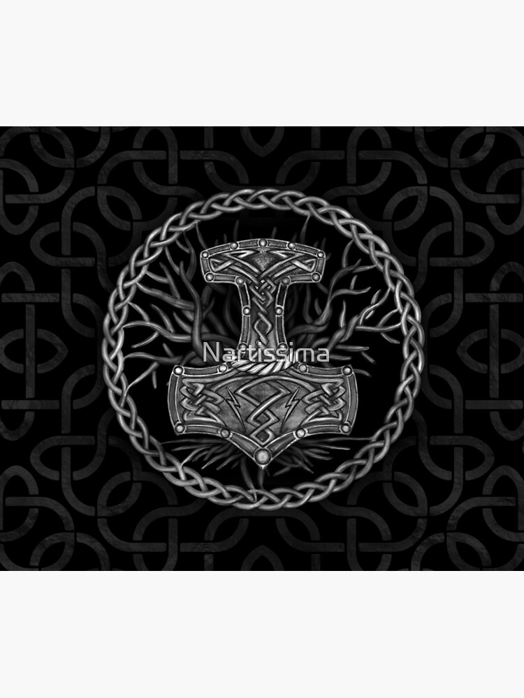 Mjolnir - The hammer of Thor and Tree of life by Nartissima